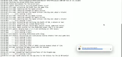 The original Terminal window with these lines and a macOS Verifying dialog.
